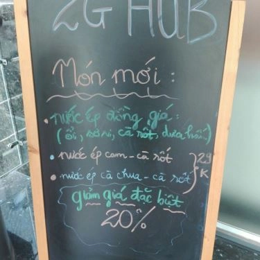 Thực đơn- Quán Ăn 2G Hub - Café, Bánh Mì, Trà Sữa - Nguyễn Du