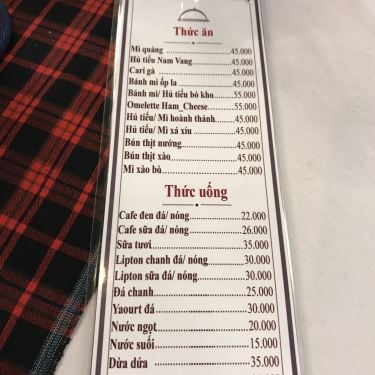 Thực đơn- Nhà Hàng 7 Nị Steak House