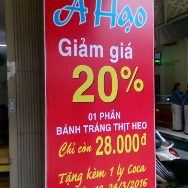 Tổng hợp- Quán Ăn A Hạo - Bánh Tráng Thịt Heo Đại Lộc