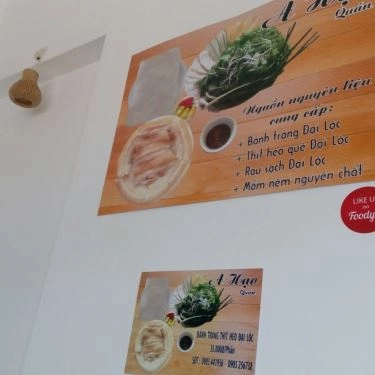 Thực đơn- Quán Ăn A Hạo - Bánh Tráng Thịt Heo Đại Lộc