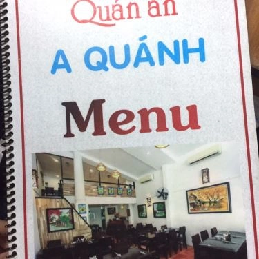 Thực đơn- Quán Ăn A Quánh - Cơm, Mì Xào & Các Món Lẩu