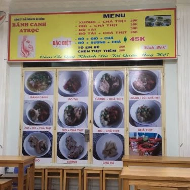 Thực đơn- Quán Ăn A Trọc - Bánh Canh Bột Gạo - Phạm Văn Chiêu