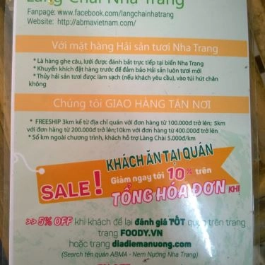 Tổng hợp- Quán Ăn ABMA Nem Nướng Làng Chài Nha Trang - 37/12 Đoàn Như Hài