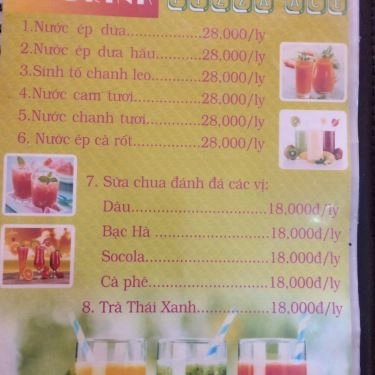 Thực đơn- Quán Ăn ACE Pizza - Nguyễn Sơn