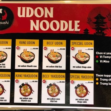 Thực đơn- Quán Ăn Aki Sushi