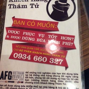 Tổng hợp- Quán Ăn Al Fresco's - Sư Vạn Hạnh