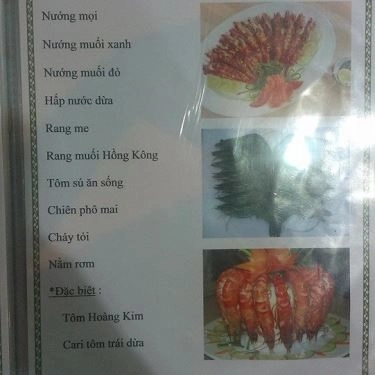 Thực đơn- Quán Ăn Biển Đêm