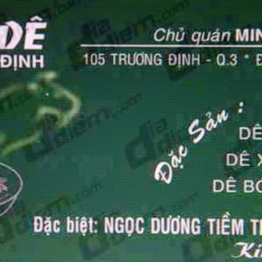 Tổng hợp- Quán Ăn Lẩu Dê Trương Định