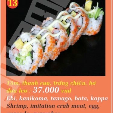Món ăn- Quán Ăn Sushi Bình Dương