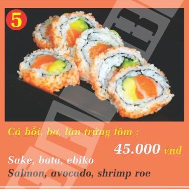Món ăn- Quán Ăn Sushi Bình Dương