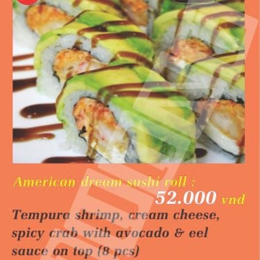 Món ăn- Quán Ăn Sushi Bình Dương