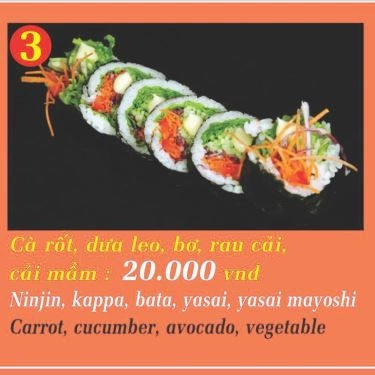 Món ăn- Quán Ăn Sushi Bình Dương