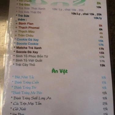 Tổng hợp- Quán Ăn Ăn Vặt 60S - Thạnh Bình