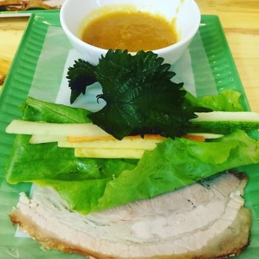 Món ăn- Quán Ăn Bảo Hoàng - Bánh Tráng Cuốn Thịt Heo