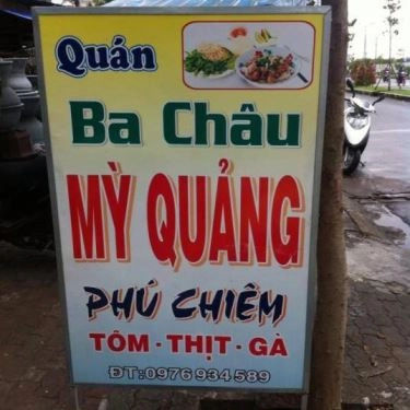 Tổng hợp- Quán Ăn Ba Châu - Mì Quảng Phú Chiêm