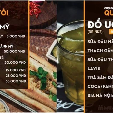 Thực đơn- Quán Ăn Chợ Đổ Quê Tôi - Ẩm Thực Hải Phòng