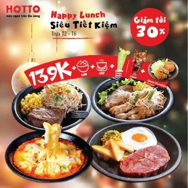 Thực đơn- Quán Ăn Hotto - Món Ngon Trên Đĩa Nóng - Royal City