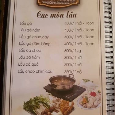 Thực đơn- Quán Ăn Hà Nội Quán - Thiên Đường Ẩm Thực