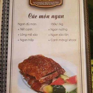Thực đơn- Quán Ăn Hà Nội Quán - Thiên Đường Ẩm Thực