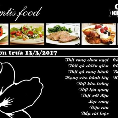 Thực đơn- Quán Ăn Kemtis - Cafe & Fast Food