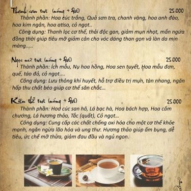 Thực đơn- Quán Ăn Sen Việt - Ẩm Thực Việt