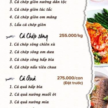 Thực đơn- Nhà Hàng Bằng Hữu Quán - Ẩm Thực Việt Trung