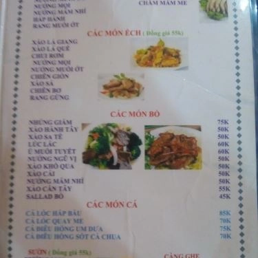 Thực đơn- Quán Ăn Quảng Sơn - Hải Sản, Lẩu & Gỏi