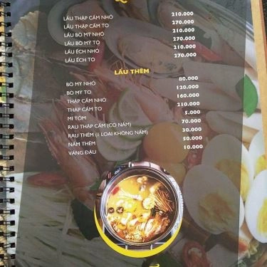 Thực đơn- Quán Ăn Bụi Thái - Ẩm Thực Thái