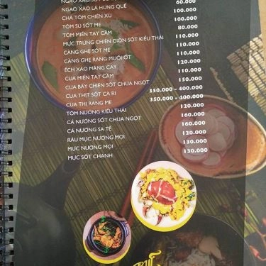 Thực đơn- Quán Ăn Bụi Thái - Ẩm Thực Thái