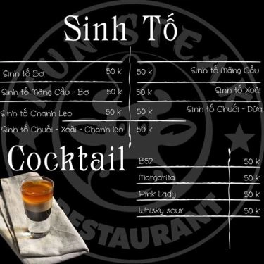 Thực đơn- Quán Ăn Kun Steak - Bít Tết & Vang Tươi