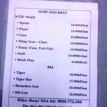 Thực đơn- Quán Ăn Bạch Tuộc Nướng Kiên Giang