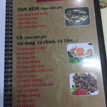 Thực đơn- Nhà Hàng Xóm Vắng 3 - Hải Sản Hạ Long