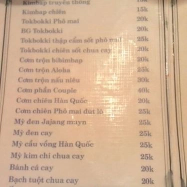 Tổng hợp- Quán Ăn Aloha - Ẩm Thực Hàn Quốc