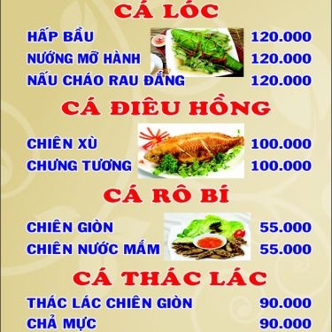 Thực đơn- Tìm Gì Cũng Có - Nhà Hàng Cà Phê Sân Vườn