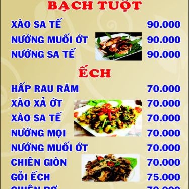 Thực đơn- Tìm Gì Cũng Có - Nhà Hàng Cà Phê Sân Vườn