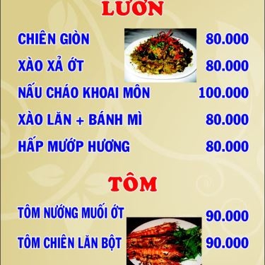 Thực đơn- Tìm Gì Cũng Có - Nhà Hàng Cà Phê Sân Vườn