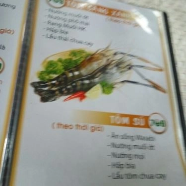 Thực đơn- Quán Ăn Ẩm Thực 709 - Hải Sản Tươi Sống
