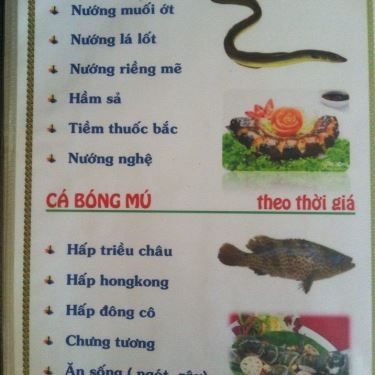 Thực đơn- Nhà Hàng Ẩm Thực 915