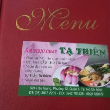 Tổng hợp- Quán Ăn Ẩm Thực Chay Tạ Thiên