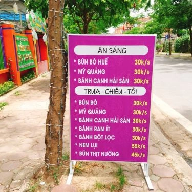 Thực đơn- Quán Ăn Ẩm Thực Cung Đình Huế