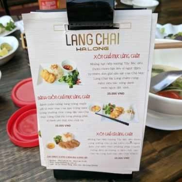 Thực đơn- Ẩm Thực Làng Chài - Bún Hải Sản & Xôi Chả Mực