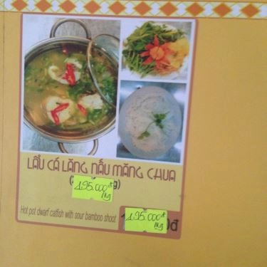 Thực đơn- Quán Ăn Ẩm Thực Lối Về