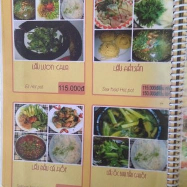 Thực đơn- Quán Ăn Ẩm Thực Lối Về
