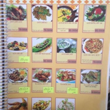 Thực đơn- Quán Ăn Ẩm Thực Lối Về
