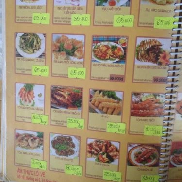Thực đơn- Quán Ăn Ẩm Thực Lối Về