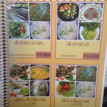 Thực đơn- Quán Ăn Ẩm Thực Lối Về