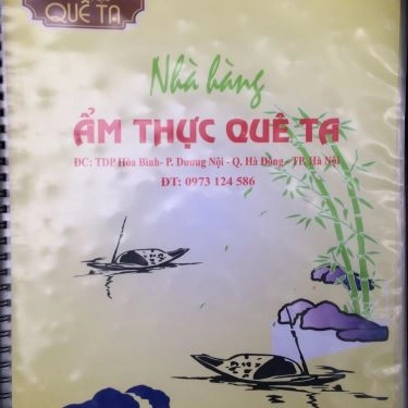 Tổng hợp- Quán Ăn Ẩm Thực Quê Ta