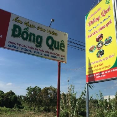Không gian- Nhà Hàng Quán Đồng Quê - Ẩm Thực Sân Vườn