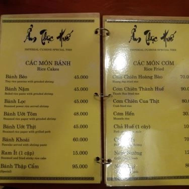 Tổng hợp- Quán Ăn Ẩm Thực Thành Huế - Cây Trâm