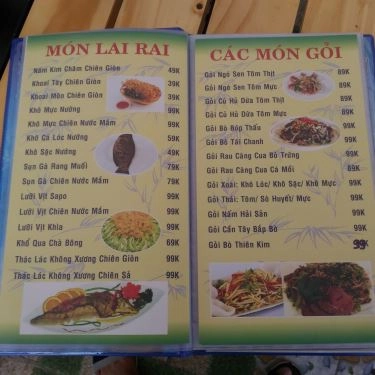 Thực đơn- Quán Ăn Ẩm Thực Thiên Kim - Phục Vụ Các Món Ăn 3 Miền